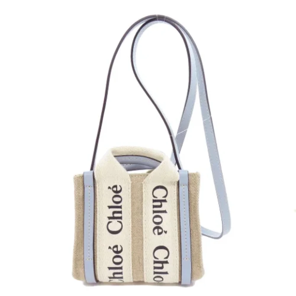 Chloé Pre-owned Canvas handbags Beige Dames