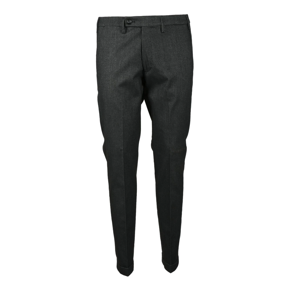 Michael Coal Lyocell Blend Stijlvolle Broek Black Heren