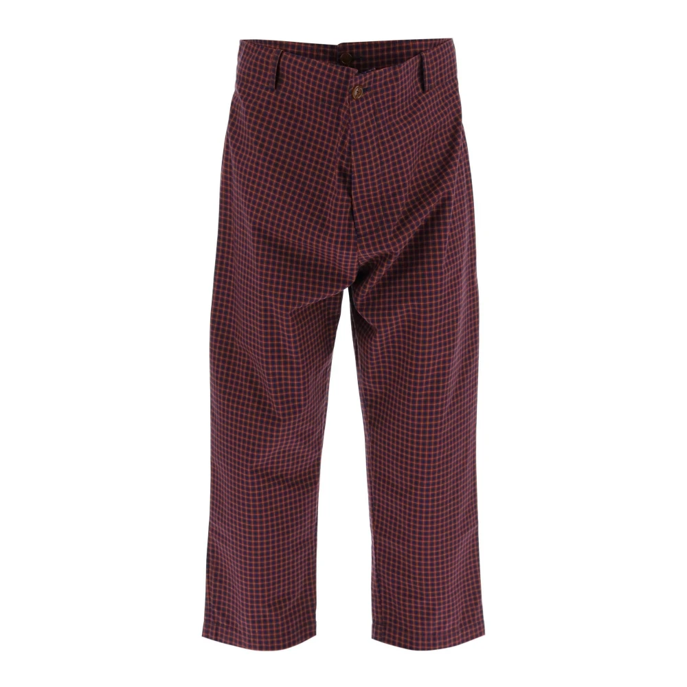 Vivienne Westwood Cropped Trousers Red Heren