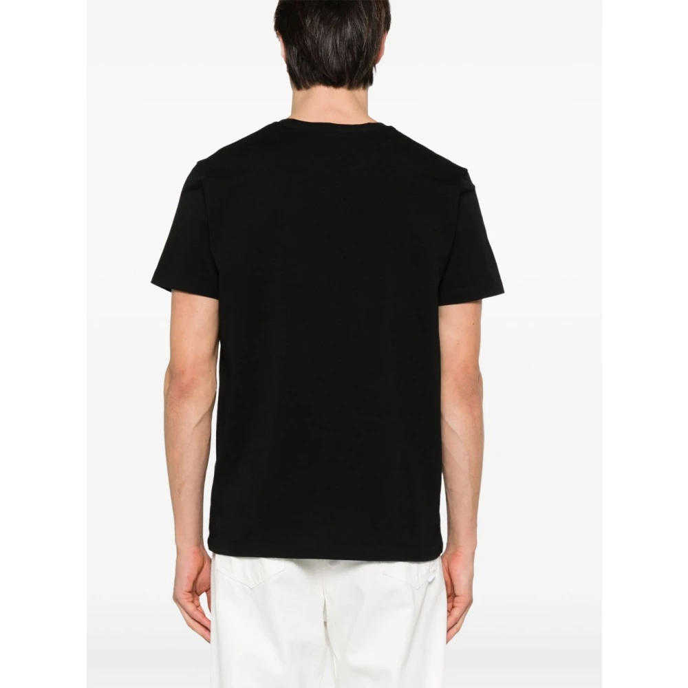 ETRO Zwarte Crew Neck T-shirts en Polos Black Heren