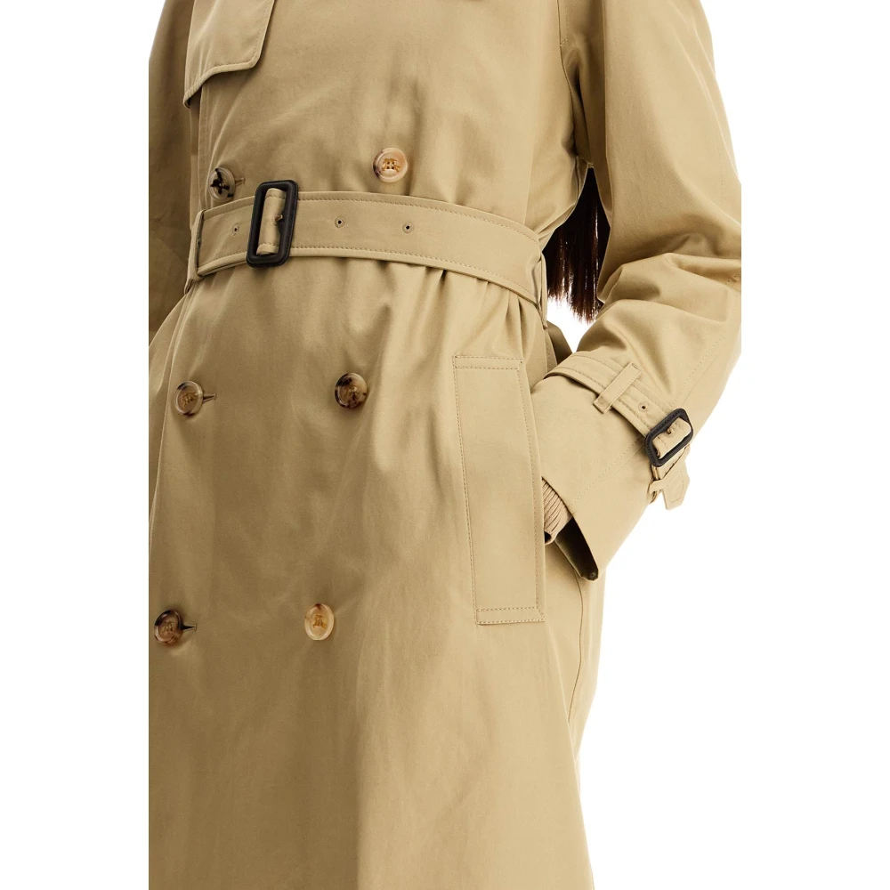 Burberry Klassieke double-breasted trenchcoat Beige Dames