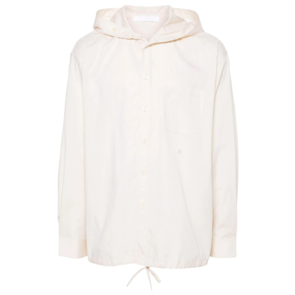 Helmut Lang Vanilla Hoodie Shirt Beige Heren