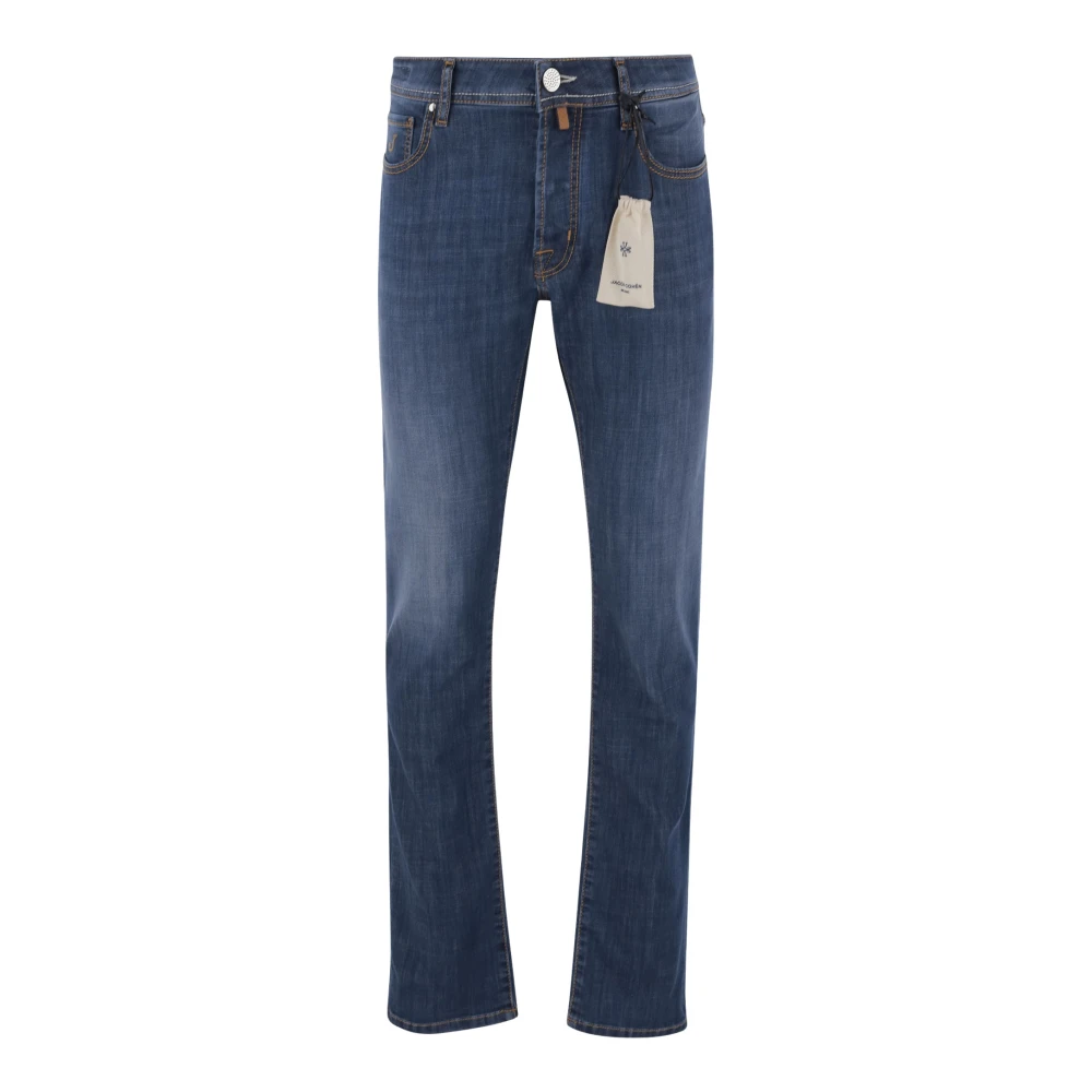 Jacob Cohën Uomo Blu Jeans Scuri