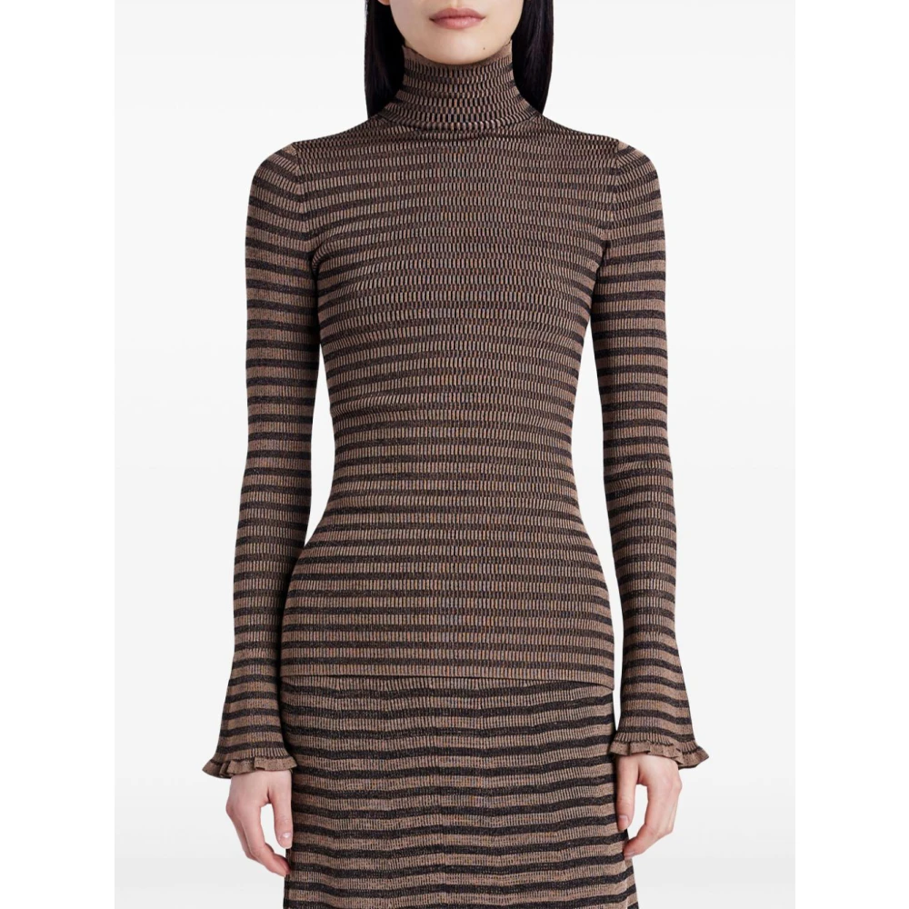 Proenza Schouler Gestreepte Coltrui in Geo Breisels Brown Dames