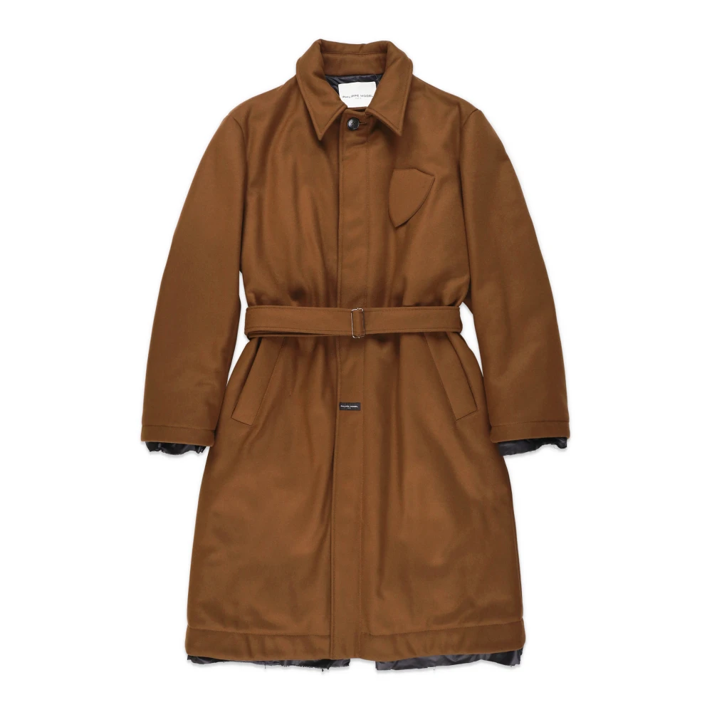 Coats > Belted Coats - - Philippe Model - Modalova