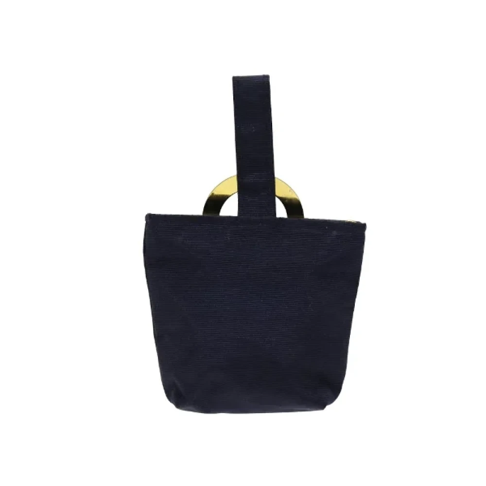 Celine Vintage Pre-owned Nylon celine-bags Blue Dames