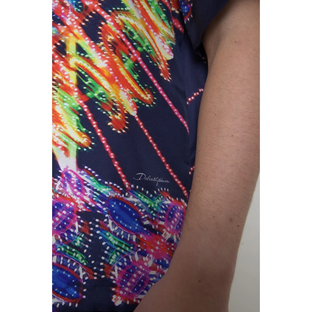 Dolce & Gabbana Short Sleeve Shirts Multicolor Heren
