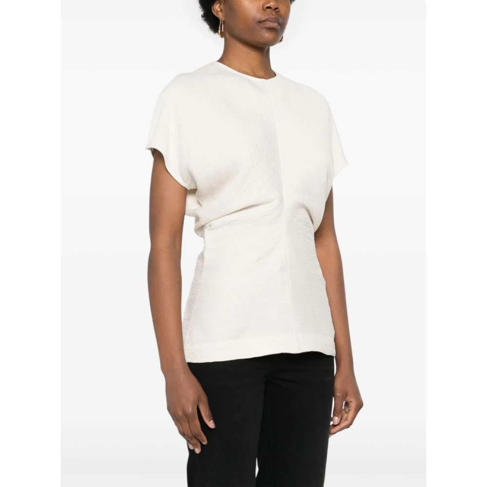 TotêMe Natuurlijke Viscose Mouwloze Top Beige Dames
