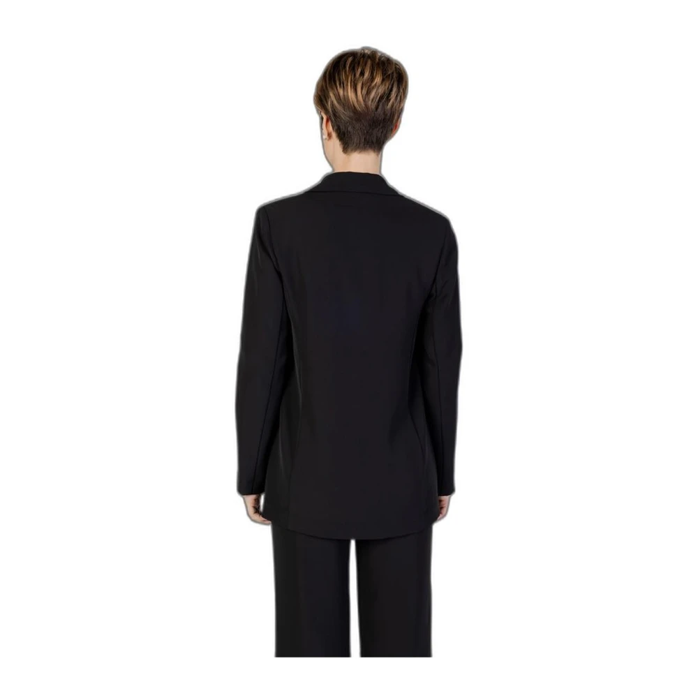 Sandro Ferrone Polyester Blazer Dames Jas Collectie Black Dames