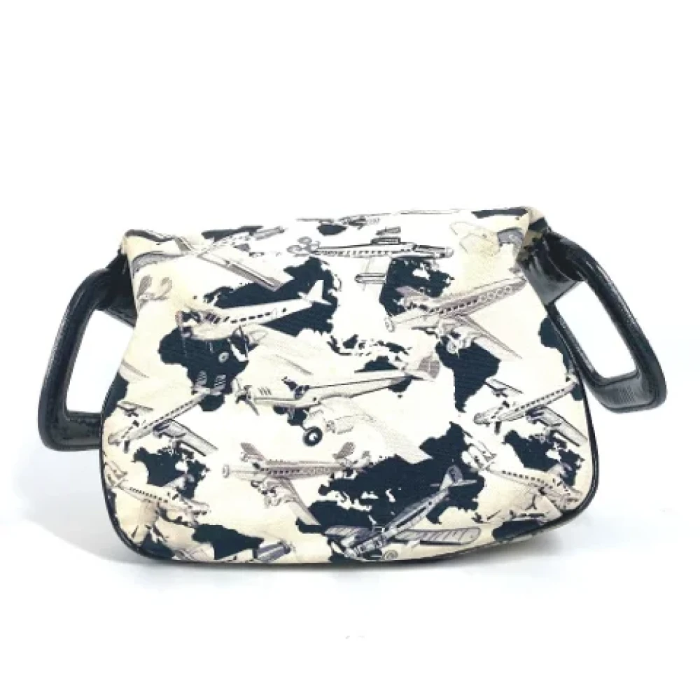 Chanel Vintage Pre-owned Canvas chanel-bags White Dames