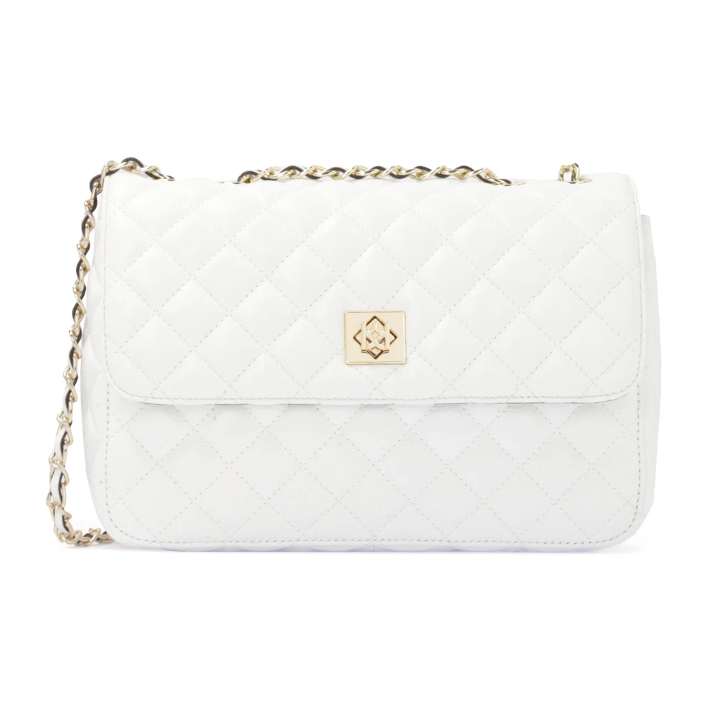 Kazar Gewatteerde witte schouderketting handtas White Dames