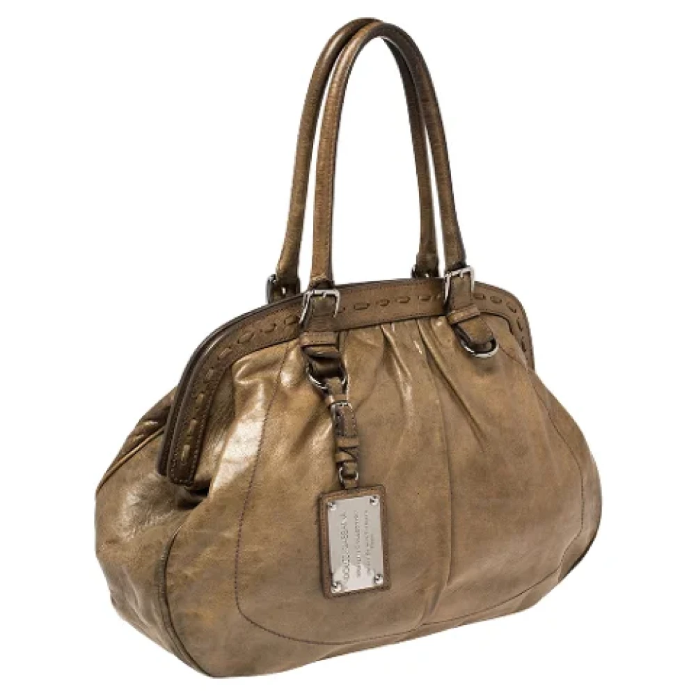 Dolce & Gabbana Pre-owned Leather shoulder-bags Brown Dames