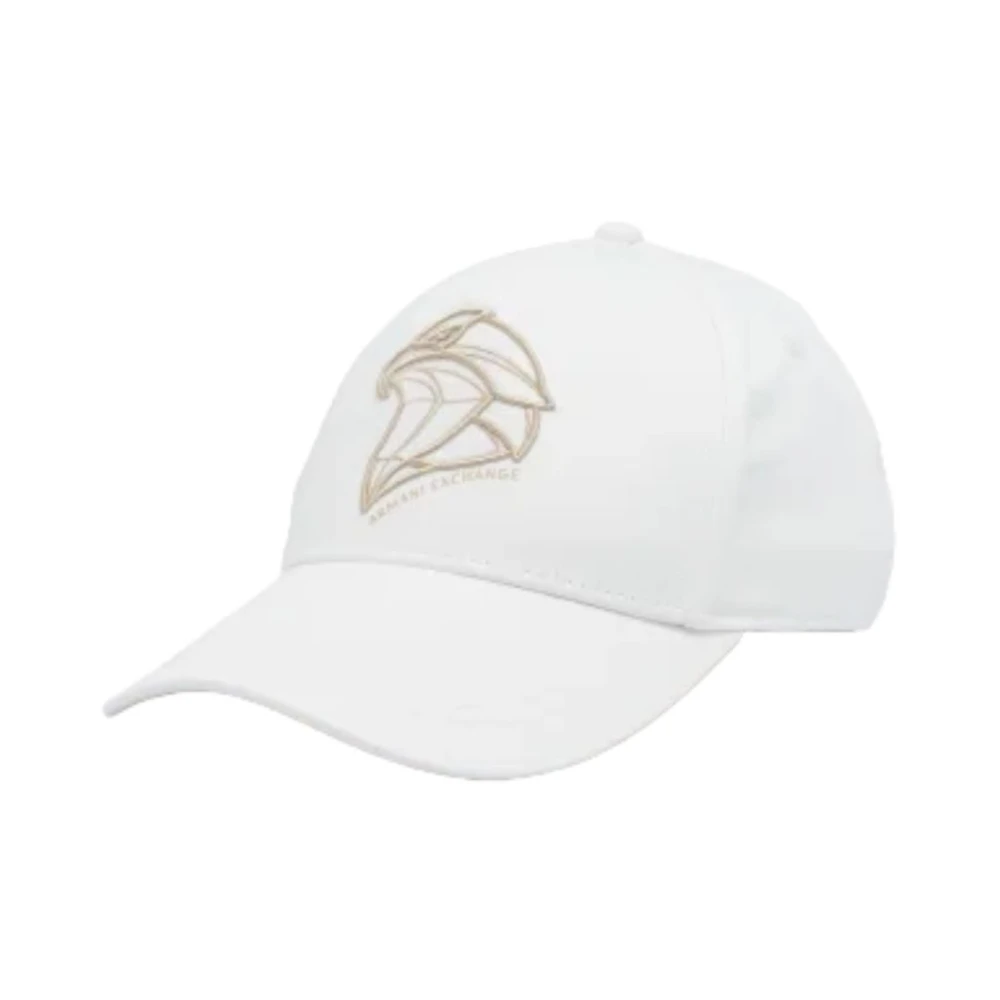 Armani Exchange Baseball Cap Klassieke Stijl White Heren