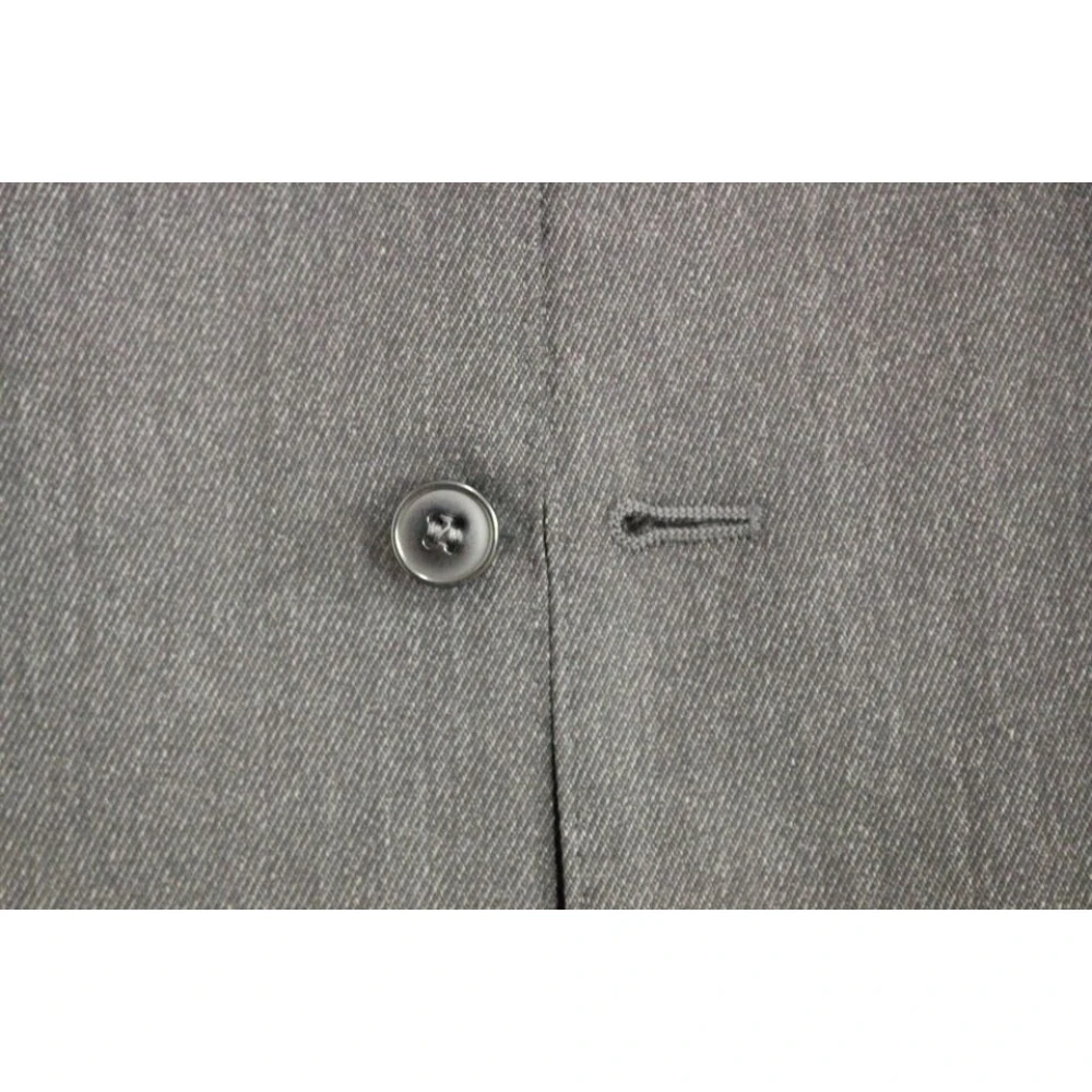 Dolce & Gabbana Elegante grijze wollen formele jurkvest Gray Heren