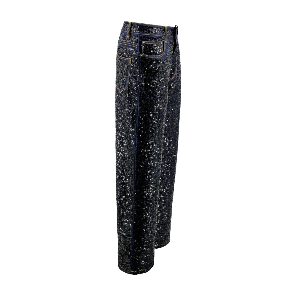 P.a.r.o.s.h. Blauwe jeans voor een stijlvolle look Blue Dames