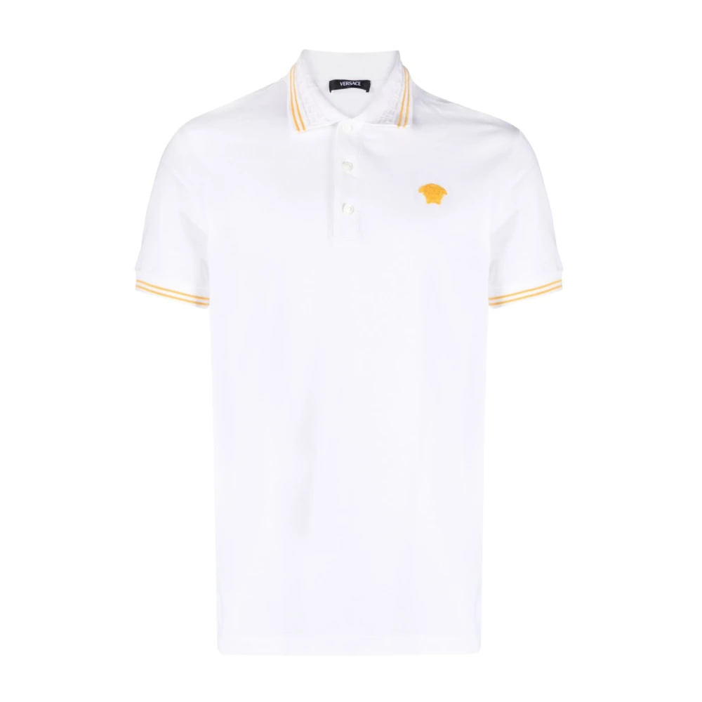 Versace Witte T-shirts en Polos White Heren