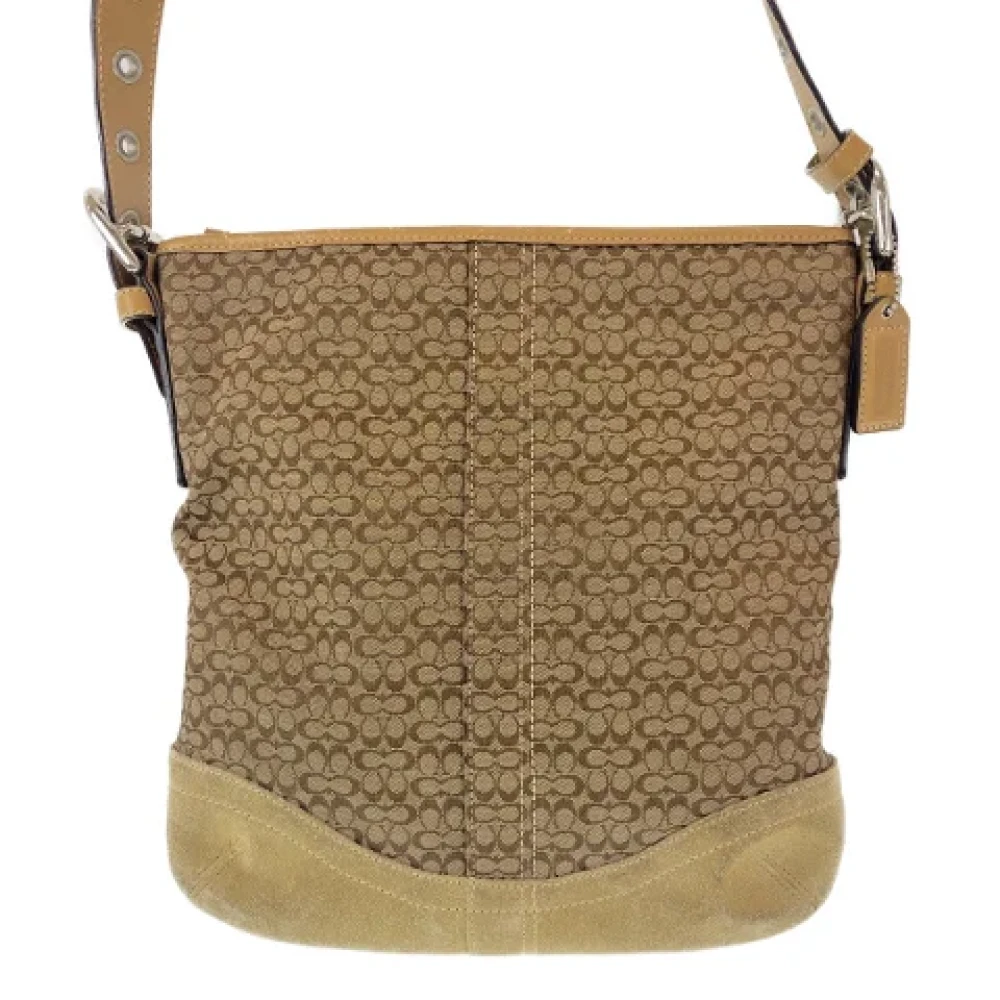 Coach Pre-owned Leather shoulder-bags Brown Dames