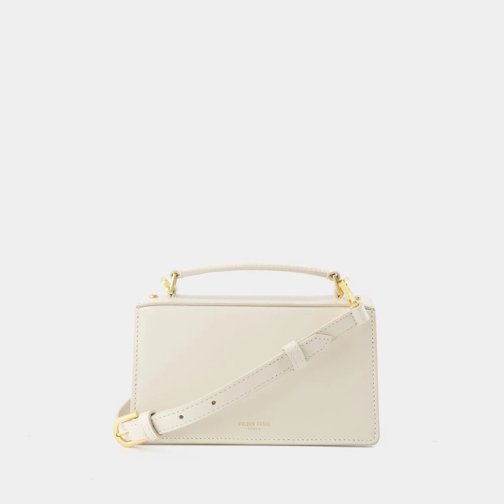 Golden Goose Venezia Small Bag Leer Butter White Dames