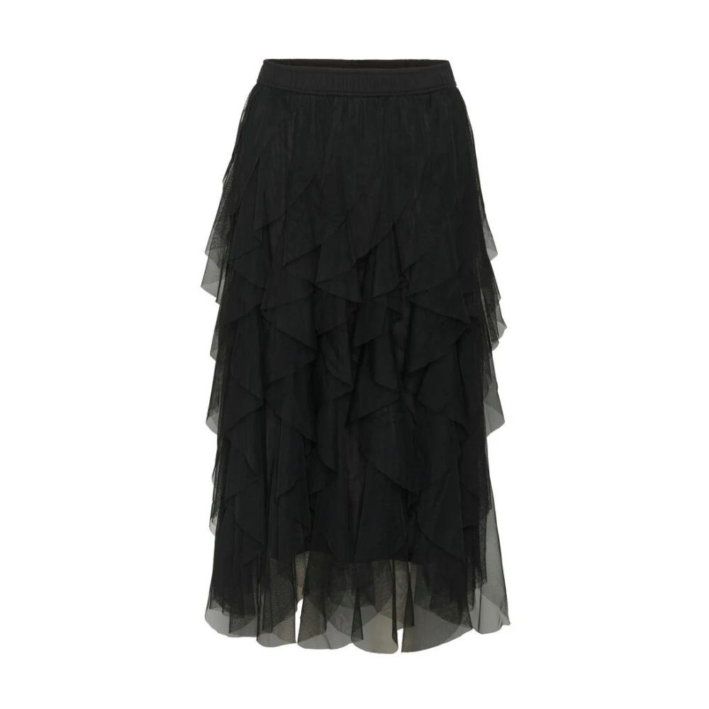 Part Two Women's Black Svanhildpw Sk - Midi Skirts - L - Skirts