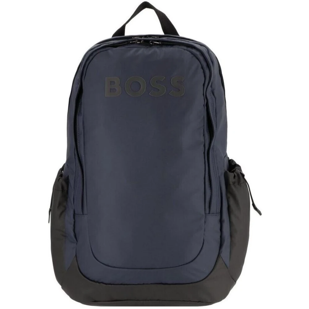 Hugo Boss Backpacks Blue Heren