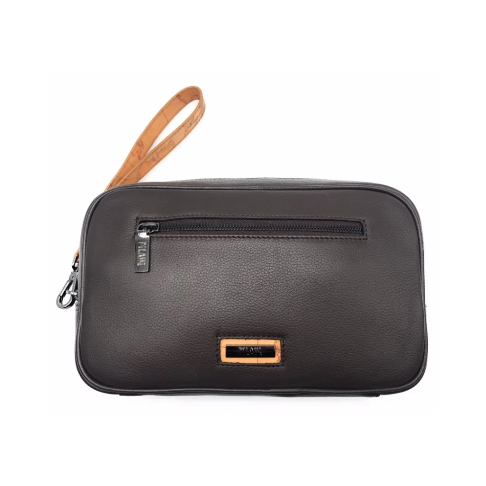 Alviero Martini 1a Classe Geo Classic Clutch Tas Brown Unisex