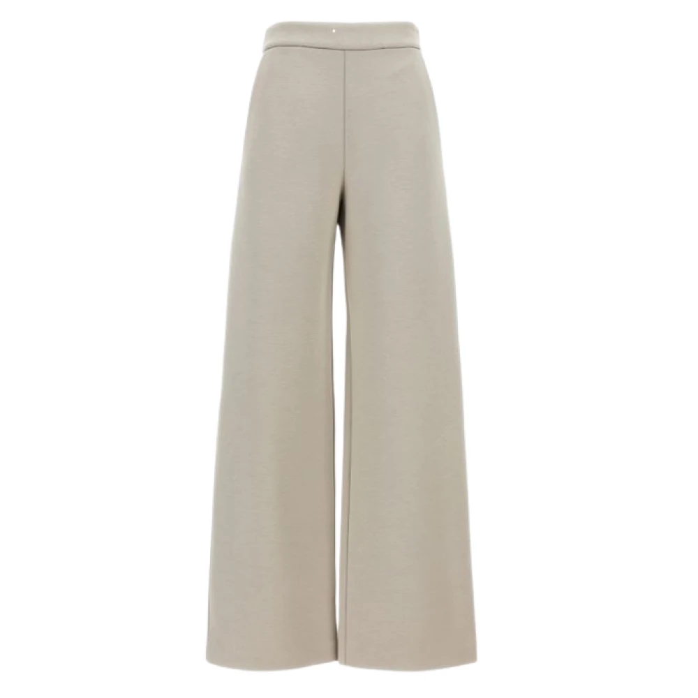 Max Mara Hoge Taille Beige Broek Alisso Beige Dames