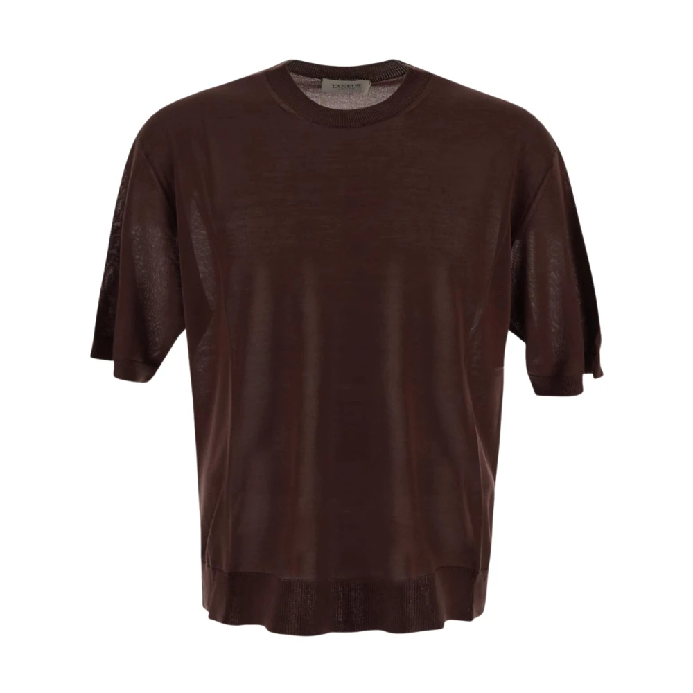 Laneus - Tops > T-Shirts - Brown - Laneus - Modalova
