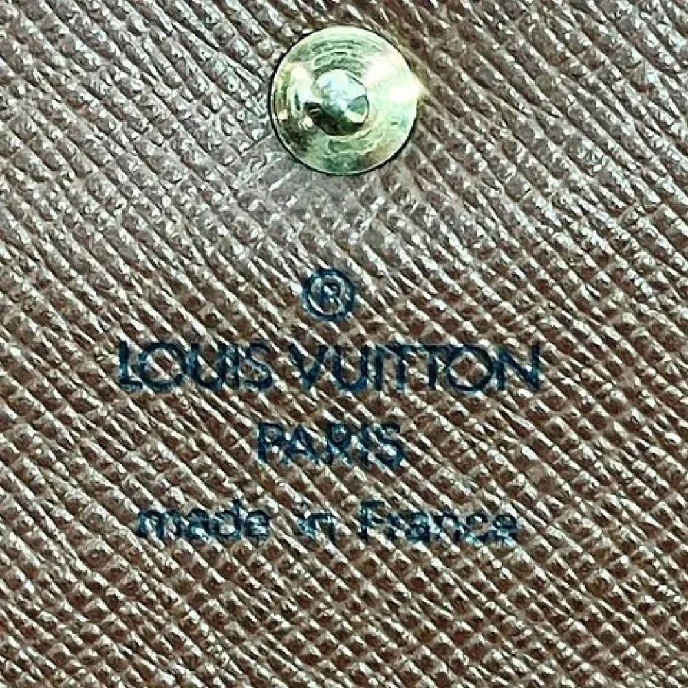 Louis Vuitton Vintage Pre-owned Canvas wallets Brown Dames