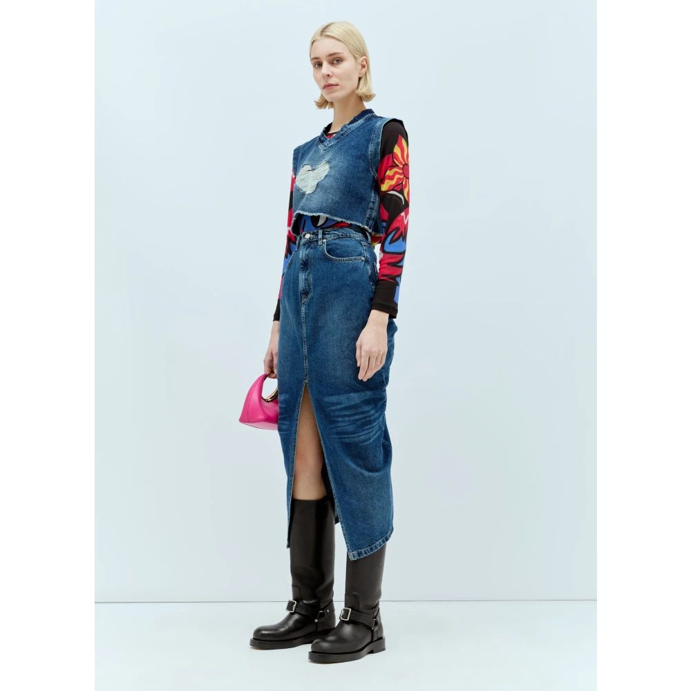 Reward If Found Mermaid Denim Rok Blue Dames
