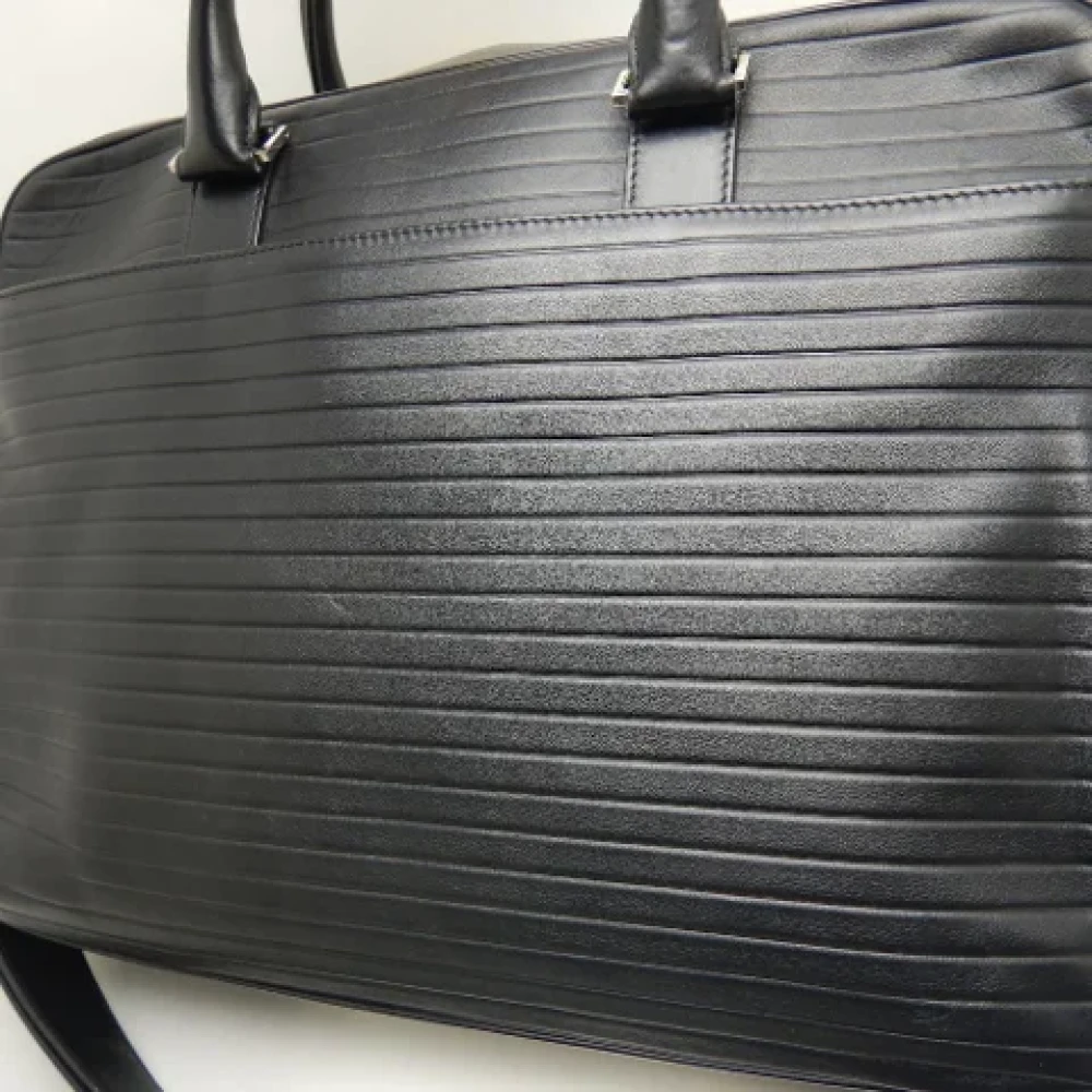 Dior Vintage Pre-owned Leather dior-bags Black Heren