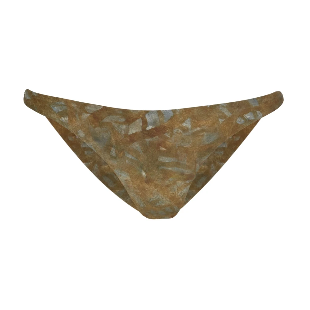 Cortana Women's Yellow Ryo- Bikini Brief Trap Print - Bikinis - S - Swimwear
