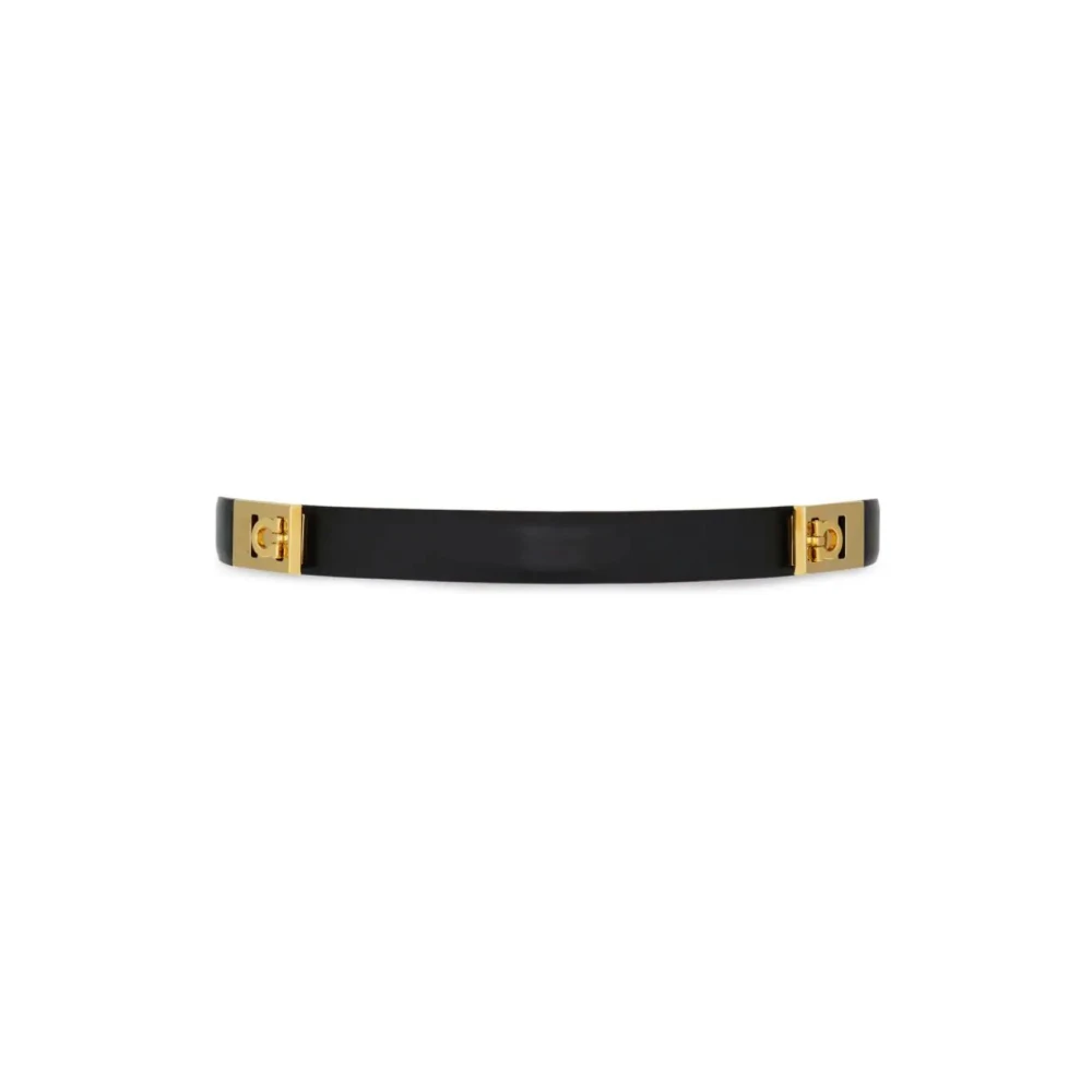Salvatore Ferragamo Nero Riem voor Stijlvolle Outfits Black Dames