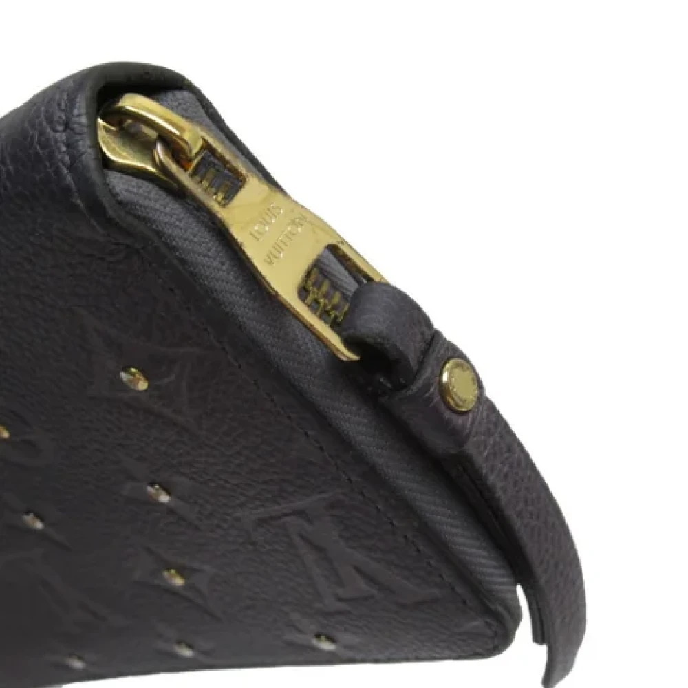 Louis Vuitton Vintage Pre-owned Leather wallets Black Dames