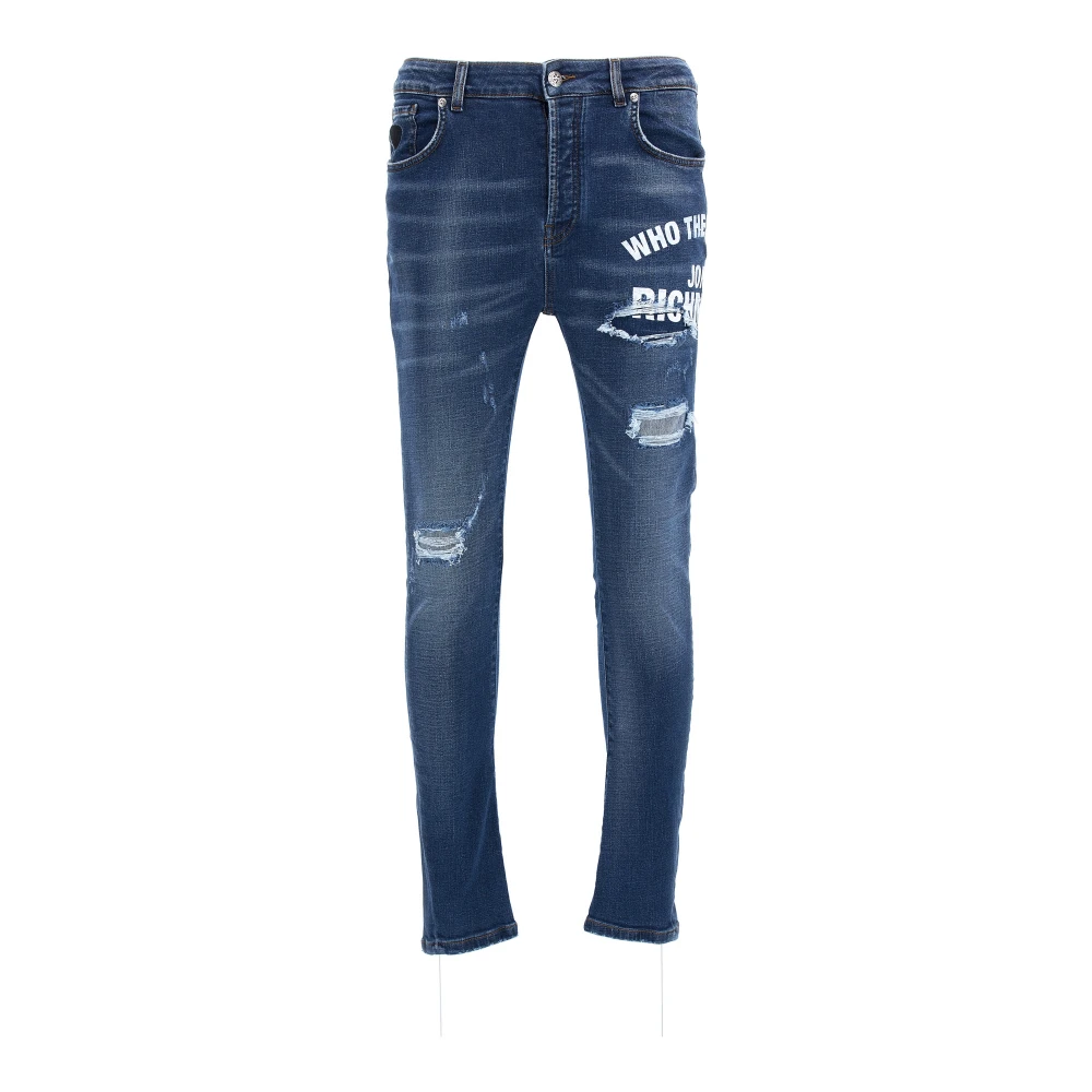 John Richmond Stijlvolle Jeans voor Mannen en Vrouwen Blue Heren