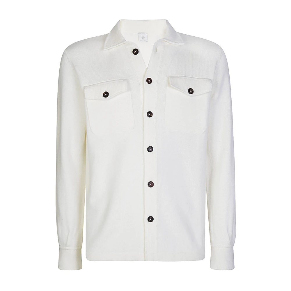 Eleventy Kasjmier Overhemd White Heren
