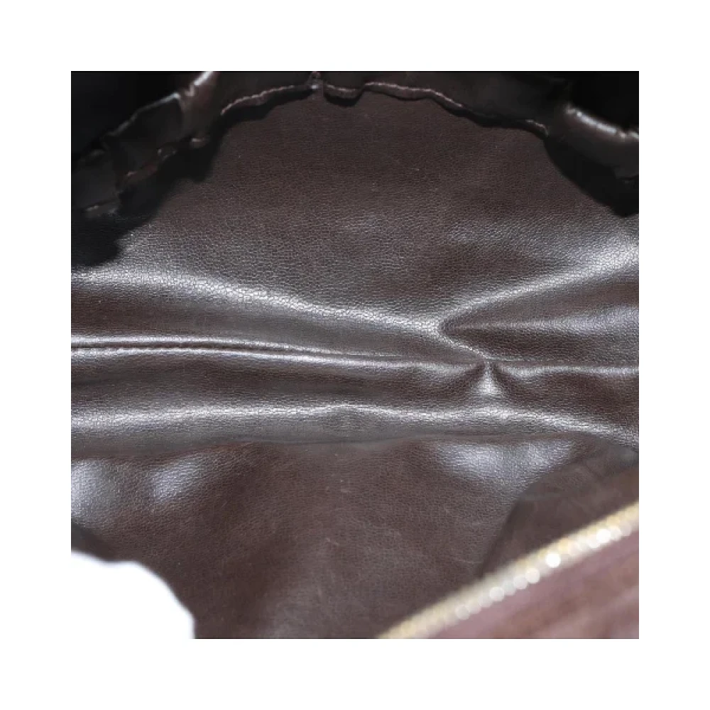 Chanel Vintage Pre-owned Leather chanel-bags Brown Dames