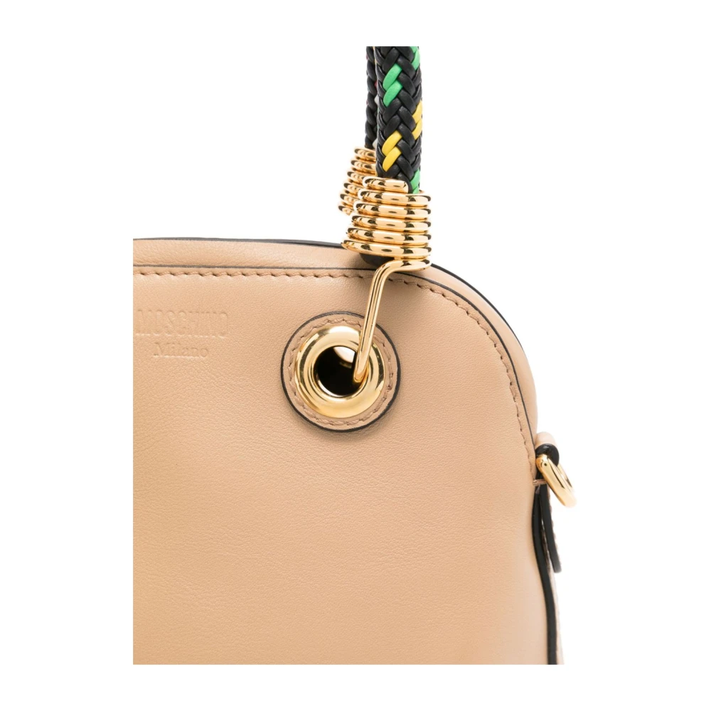 Moschino Beige Top Handvat Schoudertas Beige Dames