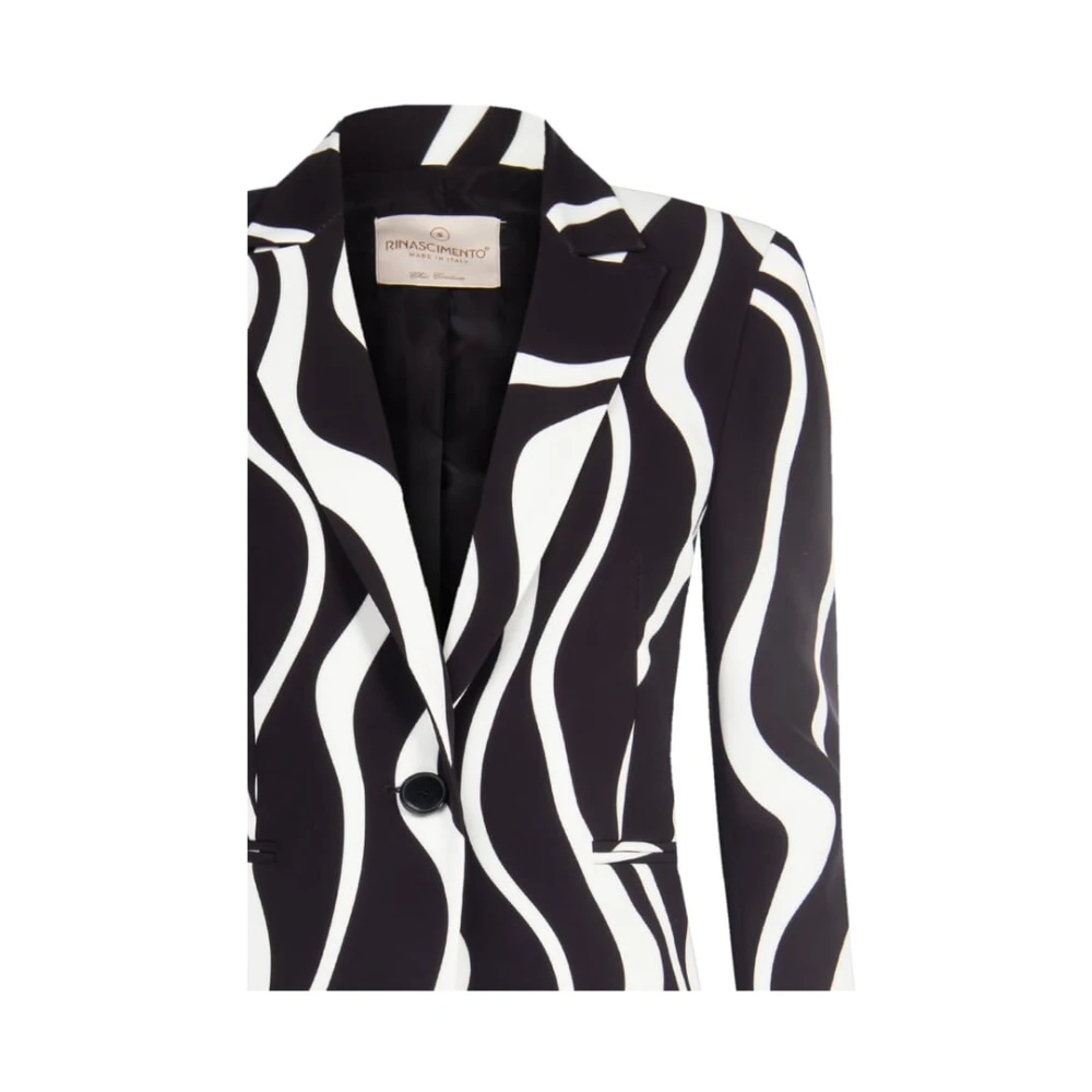 RINASCIMENTO Herfst Winter 2024 25 Jas Black Dames