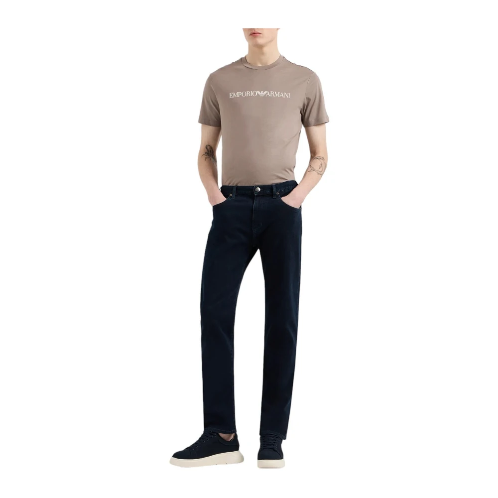 Armani Exchange Denimblauwe 5-pocket jeans Blue Heren