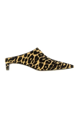 Printed Calf Hair Mule