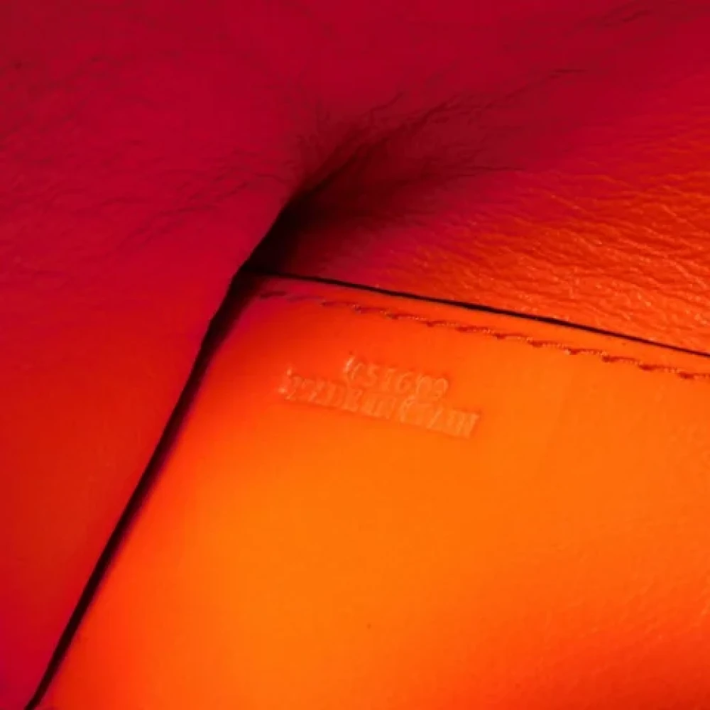 Loewe Pre-owned Leather shoulder-bags Orange Dames