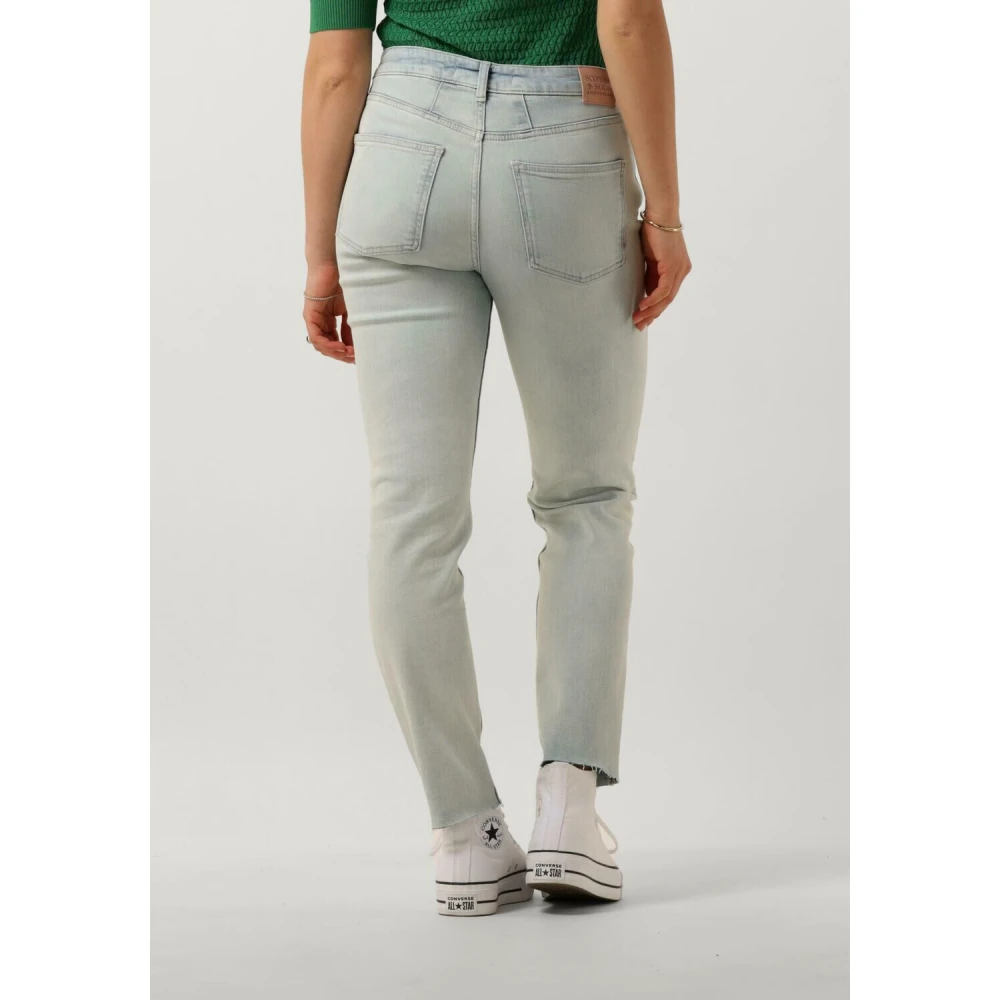 Scotch & Soda High Rise Slim Jeans Blauw Mirage Blue Dames