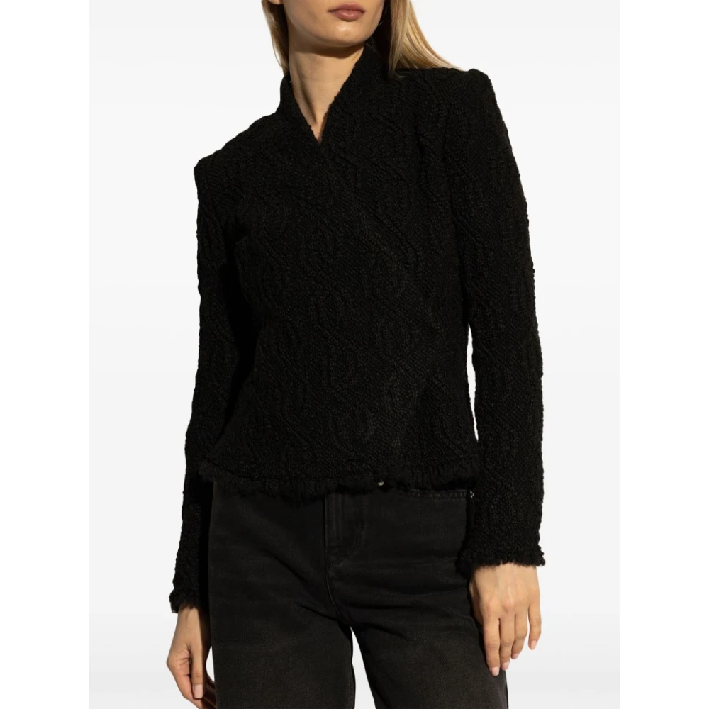Isabel marant Zwart Cable-Knit Jack Black Dames