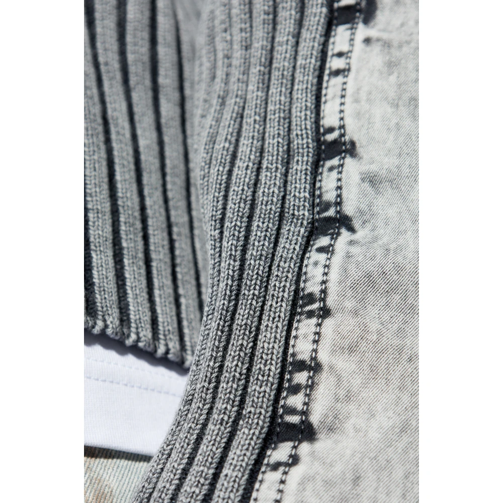 Diesel Cardigan K-Matty Gray Heren