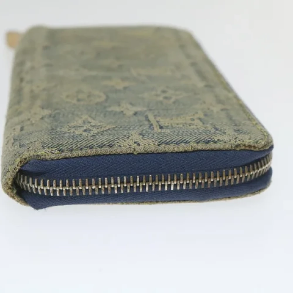 Louis Vuitton Vintage Pre-owned Canvas wallets Blue Dames