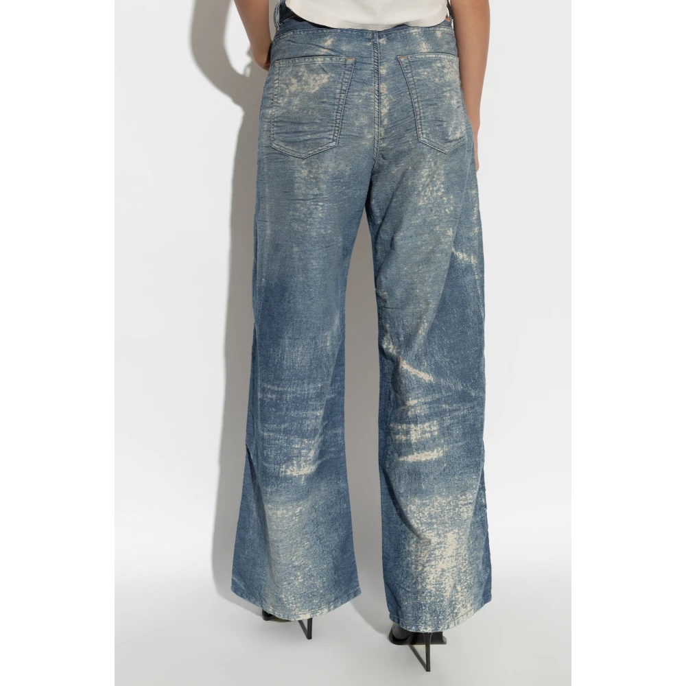 Diesel Wijde jeans 1996 D-Sire-Fsf Blue Dames