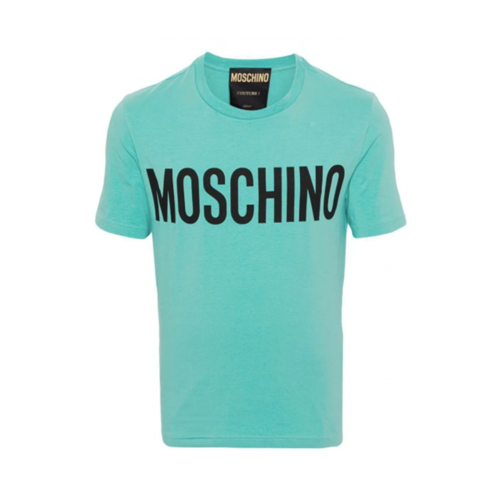 Moschino Stijlvolle T-shirts voor Mannen en Vrouwen Green Heren