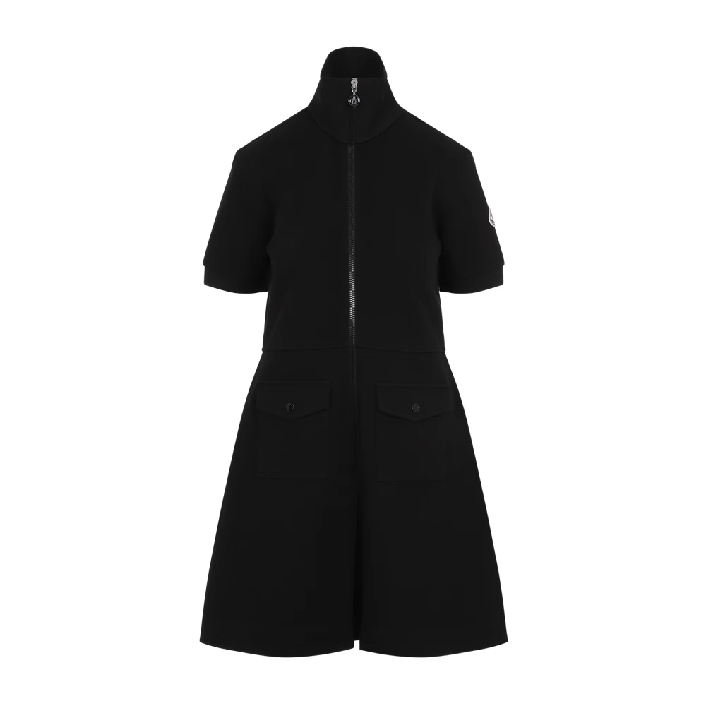 Moncler Zwarte Jurk voor Vrouwen Black Dames