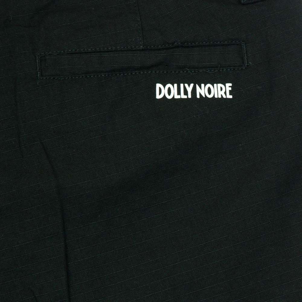 Dolly Noire Zwarte Ripstop Shorts Regular Fit Lichtgewicht Black Heren