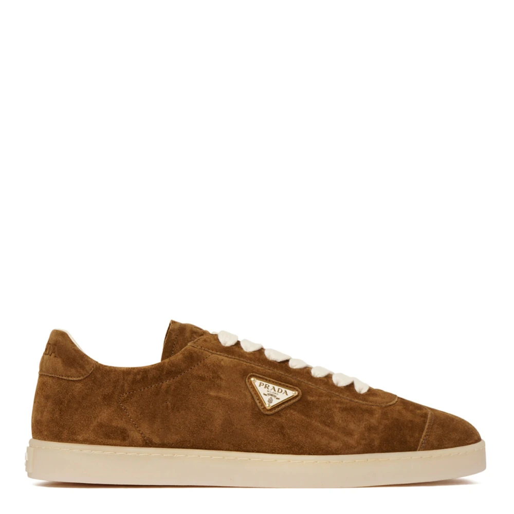 Prada Men's Brown Tobacco Lane Trainers - Sneakers - 9 Uk - Shoes